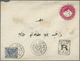 Ägypten: 1892/1939: Two Postal Stationery Items And One Cover, With 1) P/s Envelope 5m., Uprated 1p. - Other & Unclassified