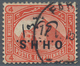 Ägypten - Dienstmarken: 1914, Pyramid And Sphinx, 4 M Scarlet With Inverted Overprint "O.H.H.S". - Dienstzegels