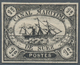 Ägypten - Suez-Kanal-Gesellschaft: 1868, 1 C Black, White Luxury Piece Type I, Trace Of Hinge, Certi - Andere & Zonder Classificatie