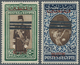 Ägypten - Besetzung Von Palästina: 1953, King Farouk Definitives 50 P And 1 Pound Optd. With 3 Bars, - Andere & Zonder Classificatie