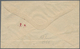 Ägypten - Ganzsachen: 1871 Penasson Essay Of 'Sphinx & Pyramid' 1pi. In Deep Rose-red On Envelope, F - Andere & Zonder Classificatie