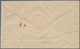 Ägypten - Ganzsachen: 1871 Penasson Essay Of 'Sphinx & Pyramid' 1pi. In Deep Rose-red On Envelope, F - Sonstige & Ohne Zuordnung