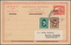 Ägypten - Ganzsachen: 1923 Provisional 4m. (overprinted Sender Part Of 4+4m. Card For Use As Single - Sonstige & Ohne Zuordnung