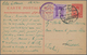 Delcampe - Ägypten - Ganzsachen: 1940 Five Postal Stationery Cards King Fouad 13m. Each Uprated King Farouk 10m - Andere & Zonder Classificatie