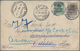 Ägypten - Besonderheiten: 1906, Germany 3 Pfg. And 5 Pfg. On Cover From Frankfurt 23.12.06 (flap Mis - Sonstige & Ohne Zuordnung