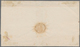 Argentinien: 1864, Rivadvia 15c. Blue, Fresh Colour And Normally Perforated, Single Franking On Lett - Other & Unclassified