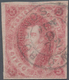 Argentinien: 1867 5c. Carmine From 8th Printing, With Part Of "LACROIX FRERES" Watermark, Used And C - Other & Unclassified