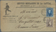 Argentinien: 1873 'C. Saavedra' 90c. Blue, Used On Printed "Messenger Service" Cover Used Buenos Air - Other & Unclassified