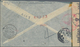 Argentinien: 1943 - 1,25P And 40c Registered Airmail Cover To Neumünster, Cancelled By Cds "Isla Mar - Other & Unclassified