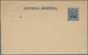 Argentinien - Ganzsachen: 1890 Unused Wrapper 4 Centavos Blue On Buff Wove Paper, Partly Double Prin - Postwaardestukken