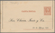 Argentinien - Ganzsachen: 1892, Stationery Letter Card M.J.Celman 3 C Brown With Perforation Shifted - Postal Stationery
