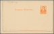 Argentinien - Ganzsachen: 1892, Stationery Letter Card Rivadavia 3 C Orange With Perforation Shifted - Postwaardestukken