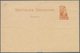 Argentinien - Ganzsachen: 1892, Stationery Wrapper Rivadiva 1 C Orane Brown On Wove Paper With PARTL - Entiers Postaux