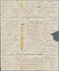 Australien - Vorphilatelie: 1847, "HOBART TOWN GENERAL POST OFFICE" Red Circle Postmark And Black Op - ...-1854 Voorfilatelie