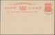 Neusüdwales: 1897, Five Pictorial Stat. Postcards Coat Of Arms 1d. Red Headed 'Greetings' Or 'Christ - Brieven En Documenten