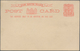 Neusüdwales: 1897, Five Pictorial Stat. Postcards Coat Of Arms 1d. Red Headed 'Greetings' Or 'Christ - Brieven En Documenten