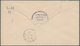 Neusüdwales: 1897, 2 C Blue Queen Victoria Postal Stationery Cover With PERFIN "H J D" From SYDNEY T - Briefe U. Dokumente