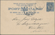 Neusüdwales: 1898/1899, Four Different Pictorial Stat. Postcards 1½d. Blue With Pictures On Reverse - Brieven En Documenten