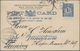 Delcampe - Neusüdwales: 1898/1899, Four Different Pictorial Stat. Postcards 1½d. Blue With Pictures On Reverse - Brieven En Documenten