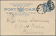 Delcampe - Neusüdwales: 1898/1899, Four Different Pictorial Stat. Postcards 1½d. Blue With Pictures On Reverse - Briefe U. Dokumente