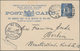 Neusüdwales: 1898/1899, Six Different Pictorial Stat. Postcards 1½d. Blue With Pictures On Reverse ' - Briefe U. Dokumente