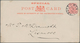 Neusüdwales: 1899 (3.3.), PTPO Stat. Postcard 1d. Red Headed 'Special Post Card' With Printed Advert - Covers & Documents