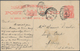 Delcampe - Neusüdwales: 1899/1906, Five Pictorial Stat. Postcards Coat Of Arms 1d. Red With Pictures On Reverse - Storia Postale