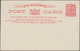 Neusüdwales: 1905, Pictorial Stat. Postcard Coat Of Arms 1d. Red With 3-line Heading Added And Water - Brieven En Documenten