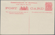 Neusüdwales: 1907, Pictorial Stat. Postcard Coat Of Arms 1d. Red With Divided Address Side And Water - Briefe U. Dokumente