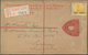 Queensland - Ganzsachen: 1913 (18.2.), Registered Letter KEVII 3d. Red With 'Thos. De La Rue' Imprin - Brieven En Documenten