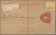 Queensland - Ganzsachen: 1913 (18.2.), Registered Letter KEVII 3d. Red With 'Thos. De La Rue' Imprin - Covers & Documents