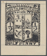 Südaustralien: 1890’s, Stamp Design Competition Handpainted ESSAY (18 X 23 Mm) In Black Ink On Paper - Cartas & Documentos