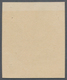 Südaustralien: 1890’s, Stamp Design Competition Handpainted ESSAY (18 X 23 Mm) In Black Ink On Paper - Cartas & Documentos