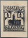 Südaustralien: 1890’s, Stamp Design Competition Handpainted ESSAY (18 X 23 Mm) In Black Ink On Card - Briefe U. Dokumente