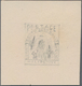 Südaustralien: 1890’s, Stamp Design Competition Handpainted ESSAY (19 X 23 Mm) In Pencil On Thick Ca - Brieven En Documenten