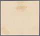 Südaustralien: 1890’s, Stamp Design Competition Handpainted ESSAY (46 X 37 Mm) In Sepia Ink On Thin - Brieven En Documenten