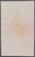 Südaustralien: 1890’s, Stamp Design Competition Handpainted ESSAY (28 X 25 Mm) In Blue Ink On Paper - Brieven En Documenten