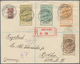 Südaustralien: 1912 (19.8.), Registered Cover Bearing 'Thick Postage Long Toms' 3d. Olive-green, 6d. - Briefe U. Dokumente