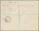Südaustralien: 1912 (19.8.), Registered Cover Bearing 'Thick Postage Long Toms' 3d. Olive-green, 6d. - Brieven En Documenten