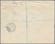 Südaustralien: 1912 (19.8.), Registered Cover Bearing 'Thick Postage Long Toms' 3d. Olive-green, 6d. - Briefe U. Dokumente