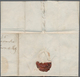 Tasmanien: 1835, Complete Folded Letter To Edinburgh/Scotland With Black Tax-handstamp "1", On Rever - Brieven En Documenten