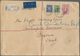 Australien: 1941 (2.6.), Large-size Registered Airmail Cover Bearing Robes 5s., Koala 4d. And KGVI 3 - Ungebraucht