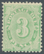 Australien - Portomarken: 1903, Postage Due 3d. Green With Wmk. 'Crown Over A', Mint Hinged And Fres - Portomarken