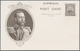 Delcampe - Australien - Ganzsachen: 1911, Eight 'Coronation Postcards' KGV 1d. Sideface With All Different Type - Postwaardestukken