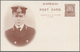 Delcampe - Australien - Ganzsachen: 1911, Eight 'Coronation Postcards' KGV 1d. Sideface With All Different Type - Postal Stationery