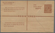 Australien - Ganzsachen: 1922/1923, Two Different Registered Letters KGV 5d. Brown With Curved Flap - Postal Stationery