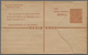 Australien - Ganzsachen: 1922/1923, Two Different Registered Letters KGV 5d. Brown With Curved Flap - Postwaardestukken