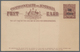 Australien - Ganzsachen: 1923, Four Different Postcards KGV 1½d. Emerald-green And 1½d. Brown Both W - Postwaardestukken