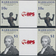 Barbados: 2007, Bicentenary Of Abolition Of The Slave Trade Act Complete Set Of Four In Vertical Or - Barbados (1966-...)