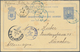 Belgisch-Kongo: 1892 Sender Part Of Postal Stationery 15+10c. Double Card Used From Matadi To German - Other & Unclassified